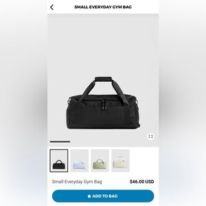 Small Everyday Gym Bag